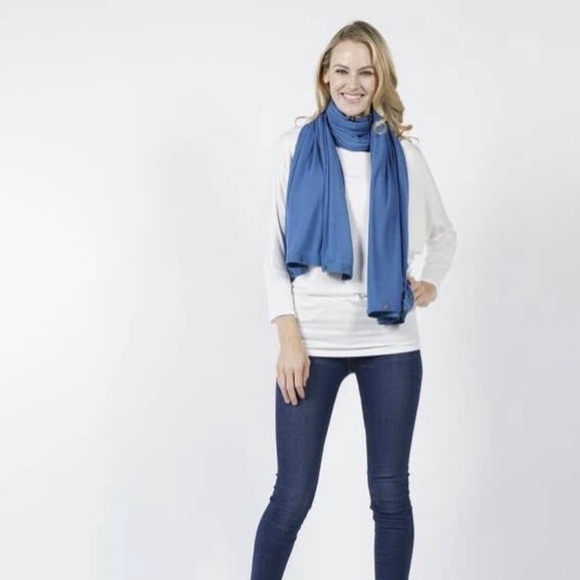 Convertible WrapScarf - Mist Blue - Picture 3 of 3